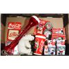 Image 1 : LARGE FLAT OF COCA COLA COLLECTIBLES