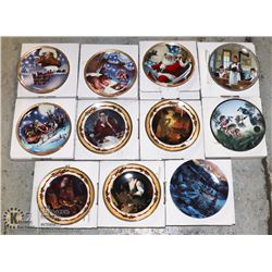 FLAT OF 10+ BRADFORD EXCHANGE COLLECTOR PLATES