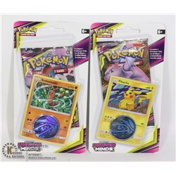X2 POKEMON BLISTER PACKS, NEW, SEALED
