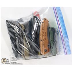 BAG OF POCKET KNIVES