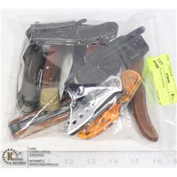 BAG OF POCKET KNIVES