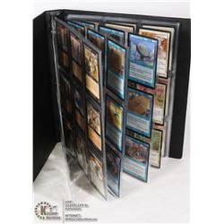 100+ MAGIC THE GATHERING CARDS IN BINDER