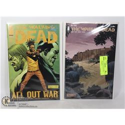 2 WALKING DEAD COLLECTOR COMICS #122&136