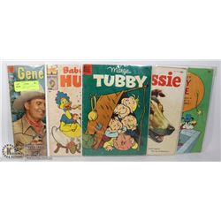 5 CLASSIC COMICS 10 CENT & 12 CENT VINTAGE  1950S