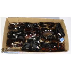 FLAT OF ASSORTED DESIGNER SUNGLASSES