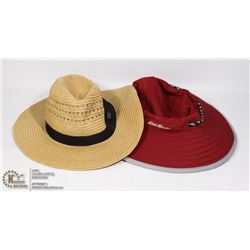 EDDIE BAUER PANAMA PACKABLE STRAW AND EXPLORATION