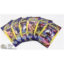 6 NEW SEALED PACKS OF POKEMON CARDS