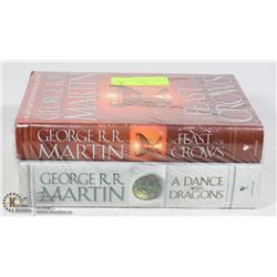 "GAME OF THRONES" HARDCOVER BOOKS- 2 OF THE SERI