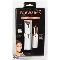 NEW 18K GOLD PLATED HAIR REMOVER WITH BUILT IN LED