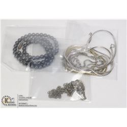 GROUP LOT OF MIXED CHAINS/NECKLACES AND MISC