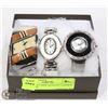 Image 1 : BOX WITH 3 NEW QUALITY FASHION WATCHES