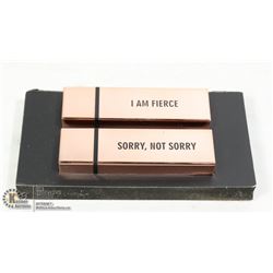 2 NEW REALHER MOISTURIZING LIPSTICKS - ROSE PINK &