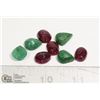 Image 1 : #109-RUBY/EMERALD GEMSTONES 65.85ct