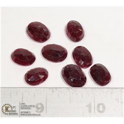 #125-RED RUBY GEMSTONES 72.60ct