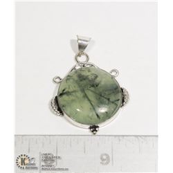 #49-PREHNITE PENDANT