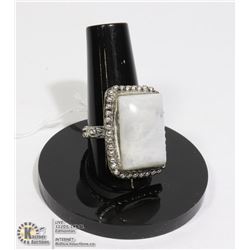 #61-MOONSTONE RING/ SIZE 10
