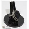 Image 1 : #57-BLACK TOURMALINE RING (RAW) SIZE 9.5