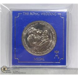 1986 PRINCE ANDREW OFFICIAL WEDDING MEDAL