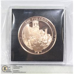 QUEBEC, FLQ CRISIS COMMEMORATIVE MEDAL