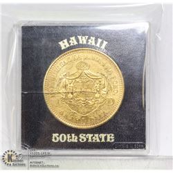 KING KALAKAUA $1 HAWAII DOLLAR IN CASE