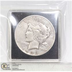 1935S USA SILVER PEACE DOLLAR SEMI-KEY