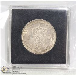 1929 NETHERLANDS SILVER GULDER