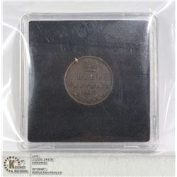 1843 GREAT BRITAIN 1/2 FARTHING COIN