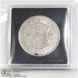 GREAT BRITAIN 1942 SILVER HALF CROWN