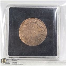 1876H VICTORIAN CANADA LARGE CENT