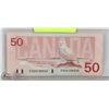 Image 2 : 1986 CANADIAN $50 BILL