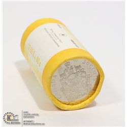 2010 MINT ROLL OF CANADA 50 CENT COINS