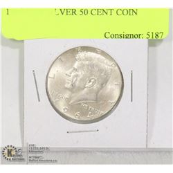 1964 USA SILVER 50 CENT COIN