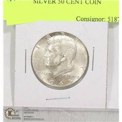 1965 USA SILVER 50 CENT COIN