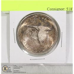 1967 CANADA SILVER DOLLAR