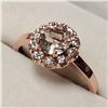 Image 3 : 14K ROSE GOLD MORGANITE(1CT) DIAMOND