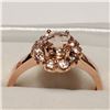 Image 4 : 14K ROSE GOLD MORGANITE(1CT) DIAMOND
