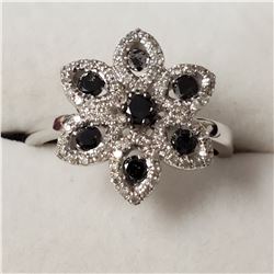 14K WHITE GOLD DIAMOND(0.5CT)  RING (~SIZE 6.75)