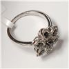 Image 5 : 14K WHITE GOLD DIAMOND(0.5CT)  RING (~SIZE 6.75)