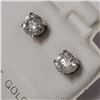 Image 2 : 14K WHITE GOLD DIAMOND(F-G, I2-I3)(0.98CT) EARRING