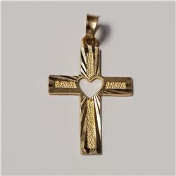 10K YELLOW GOLD 2*1.5CM PENDANT (~WEIGHT 0.5G)