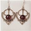 Image 1 : SILVER AMBER  EARRINGS (~WEIGHT 7.4G)