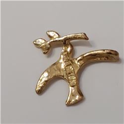 10K YELLOW GOLD  PENDANT (~WEIGHT 0.6G)