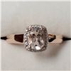 Image 1 : SILVER MORGANITE  RING (~SIZE 6.75) (~WEIGHT 3G)
