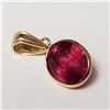 Image 2 : 14K YELLOW GOLD RUBY(2.5CT)  PENDANT