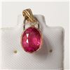 Image 4 : 14K YELLOW GOLD RUBY(2.5CT)  PENDANT