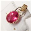 Image 6 : 14K YELLOW GOLD RUBY(2.5CT)  PENDANT