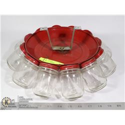 VINTAGE REVOLVING UNDER CABINET JAR RACK FOR NUTS