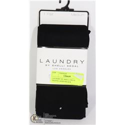 LAUNDRY BY SHELLI SEGAL LADIES TIGHTS- BLACK