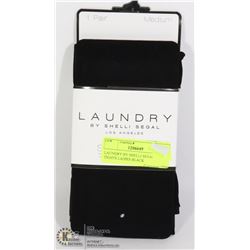 LAUNDRY BY SHELLI SEGAL LADIES TIGHTS- BLACK