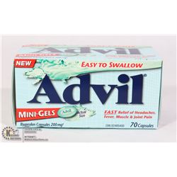 NEW 70 CAPSULES ADVIL MINI GELS